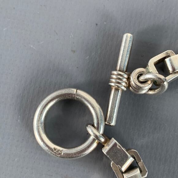 NO BRAND Sterling Silver Box Chain Necklace - Picture 3 of 3